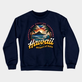 Pipeline Hawaii surf 8208 Crewneck Sweatshirt